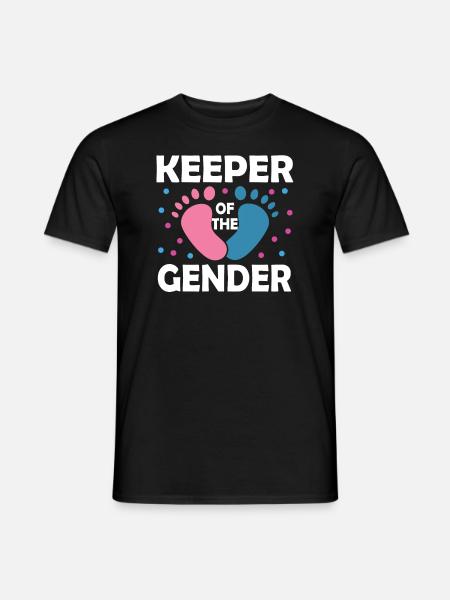 Keeper Of The Gender - Men's T-Shirt - black