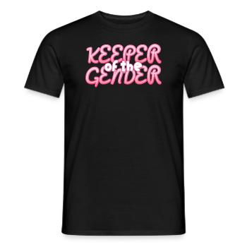Hüter des Geschlechts - Männer T-Shirt - Schwarz - Vorne - AI Model Male 178 light (178cm)