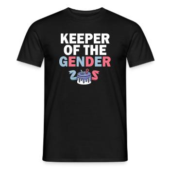 Keeper Of The Gender - Men's T-Shirt - black - Front - AI Model Male 178 light (178cm)