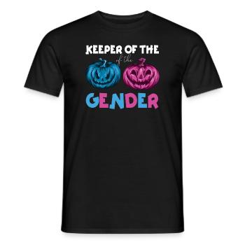 Keeper Of The Gender - Men's T-Shirt - black - Front - AI Model Male 178 light (178cm)