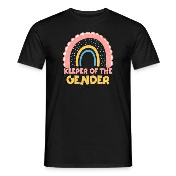 Keeper Of The Gender - Men's T-Shirt - black - Front - AI Model Male 178 light (178cm)