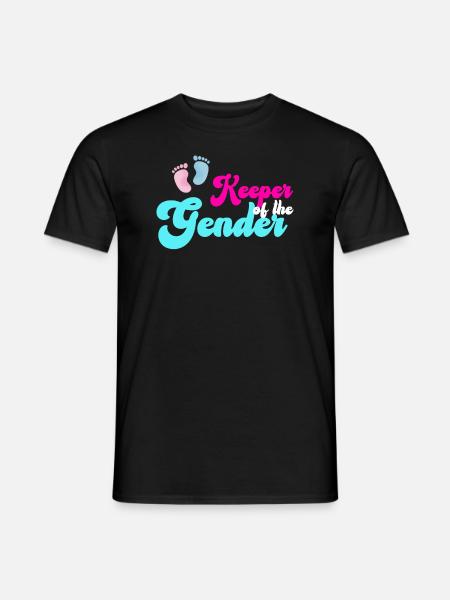 Keeper Of The Gender - Men's T-Shirt - black