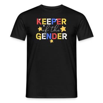 Hüter des Geschlechts - Männer T-Shirt - Schwarz - Vorne - AI Model Male 178 light (178cm)