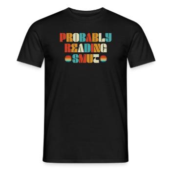 Wahrscheinlich Smut lesen Vintage-Bücher Schmutz - Männer T-Shirt - Schwarz - Vorne - AI Model Male 178 light (178cm)