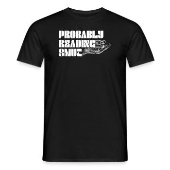 Wahrscheinlich Smut lesen Vintage-Bücher Schmutz - Männer T-Shirt - Schwarz - Vorne - AI Model Male 178 light (178cm)
