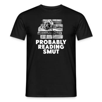 Wahrscheinlich Smut lesen Vintage-Bücher Schmutz - Männer T-Shirt - Schwarz - Vorne - AI Model Male 178 light (178cm)