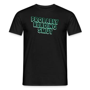 Wahrscheinlich Smut lesen Vintage-Bücher Schmutz - Männer T-Shirt - Schwarz - Vorne - AI Model Male 178 light (178cm)