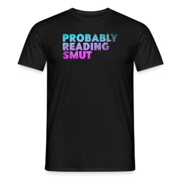 Wahrscheinlich Smut lesen Vintage-Bücher Schmutz - Männer T-Shirt - Schwarz - Vorne - AI Model Male 178 light (178cm)