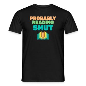 Wahrscheinlich Smut lesen Vintage-Bücher Schmutz - Männer T-Shirt - Schwarz - Vorne - AI Model Male 178 light (178cm)