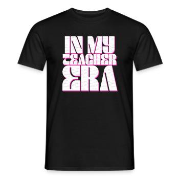 In meiner Lehrzeit Unterricht - Männer T-Shirt - Schwarz - Vorne - AI Model Male 178 light (178cm)