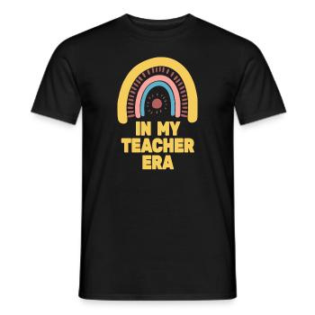 In meiner Lehrzeit Unterricht - Männer T-Shirt - Schwarz - Vorne - AI Model Male 178 light (178cm)
