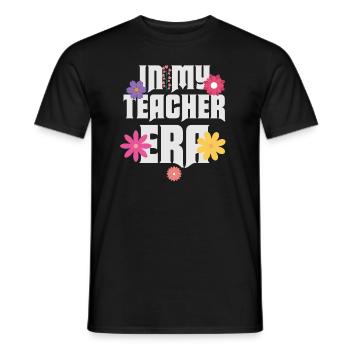 In meiner Lehrzeit Unterricht - Männer T-Shirt - Schwarz - Vorne - AI Model Male 178 light (178cm)