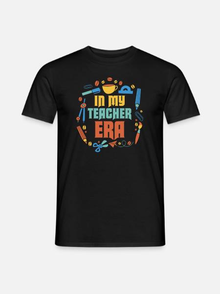 In My Teaching Era Teaching - Men's T-Shirt - black