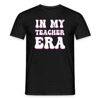 In meiner Lehrzeit Unterricht - Männer T-Shirt - Schwarz - Vorne - AI Model Male 178 light (178cm)