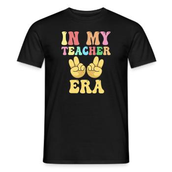 In meiner Lehrzeit Unterricht - Männer T-Shirt - Schwarz - Vorne - AI Model Male 178 light (178cm)