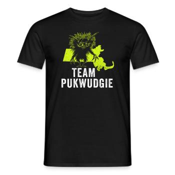 Pukwudgie Kryptide Folklore Mythen - Männer T-Shirt - Schwarz - Vorne - AI Model Male 178 light (178cm)