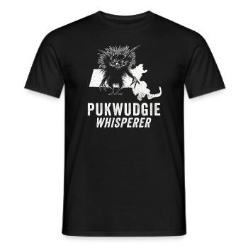 Pukwudgie Cryptid Folklore Myths - Men's T-Shirt - black - Front - AI Model Male 178 light (178cm)