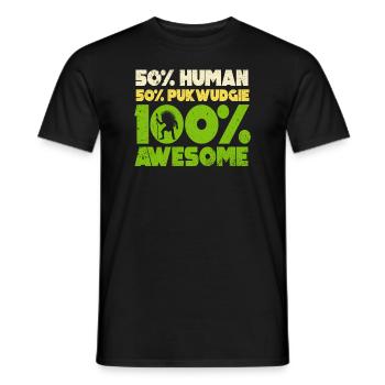 Pukwudgie Cryptid Folklore Myths - Men's T-Shirt - black - Front - AI Model Male 178 light (178cm)