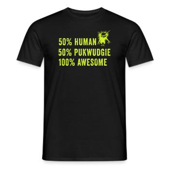 Pukwudgie Kryptide Folklore Mythen - Männer T-Shirt - Schwarz - Vorne - AI Model Male 178 light (178cm)