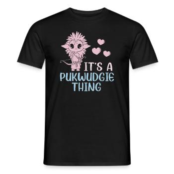 Pukwudgie Kryptide Folklore Mythen - Männer T-Shirt - Schwarz - Vorne - AI Model Male 178 light (178cm)