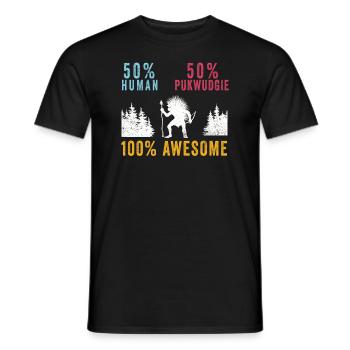 Pukwudgie Kryptide Folklore Mythen - Männer T-Shirt - Schwarz - Vorne - AI Model Male 178 light (178cm)