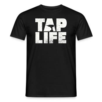 Sirop d’érable Tapper Hommes Femmes Automne - T-shirt homme - noir - Devant - AI Model Male 178 light (178cm)