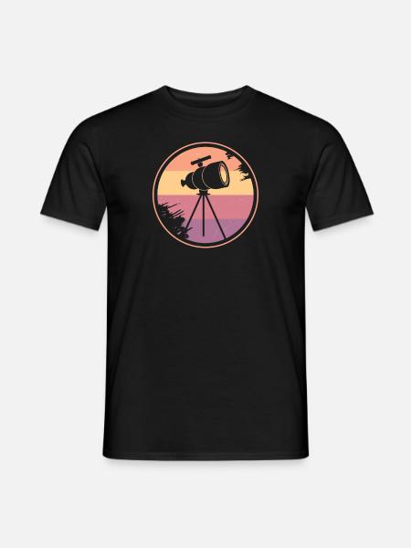 Astronomy Astrophotographer Stargazing - Men's T-Shirt - black