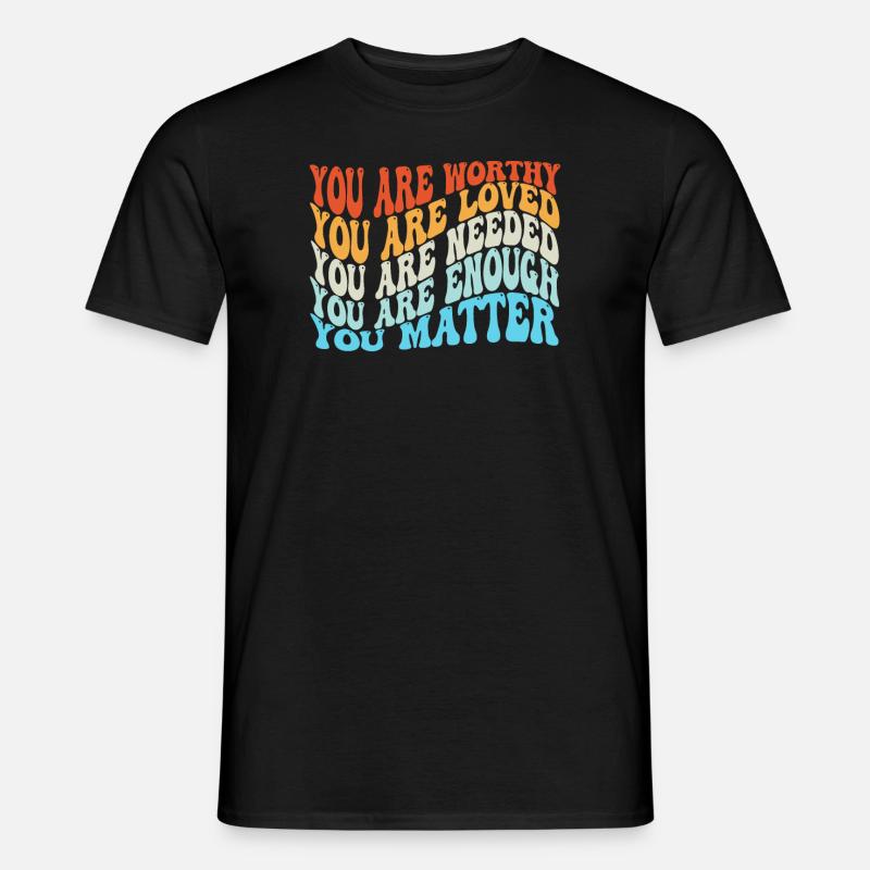 Depression and Bipolar Awareness: - Men’s T-shirt - black