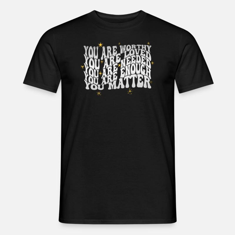 Depression and Bipolar Awareness: - Men’s T-shirt - black