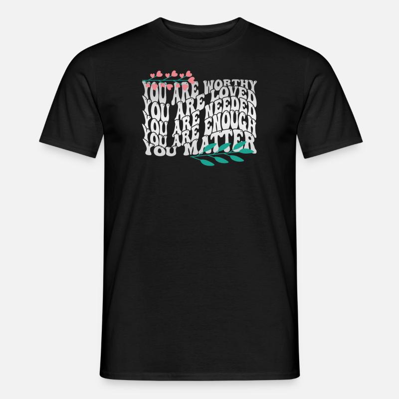 Depression and Bipolar Awareness: - Men’s T-shirt - black