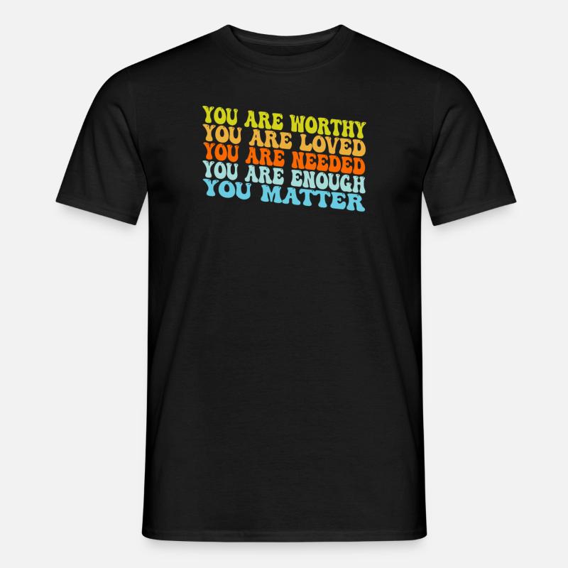 Depression und bipolares Bewusstsein: - Männer T-Shirt - Schwarz