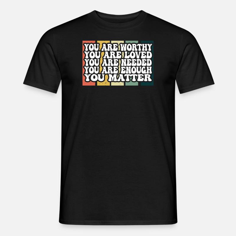 Depression and Bipolar Awareness: - Men’s T-shirt - black