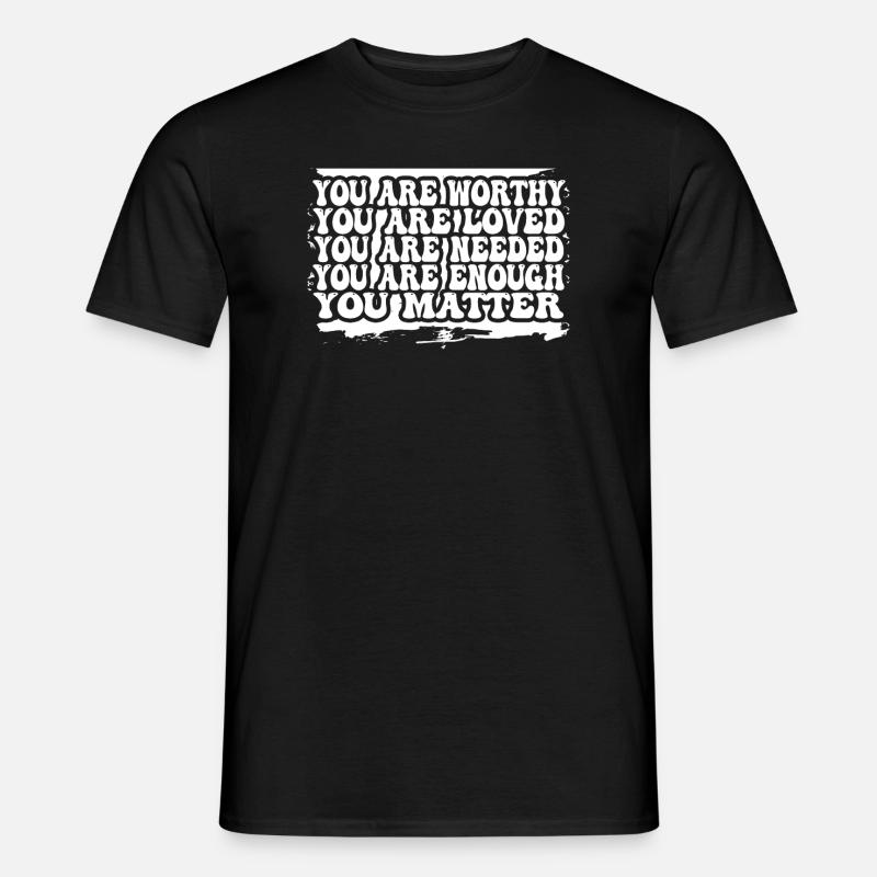 Dépression et conscience bipolaire : - T-shirt homme - noir