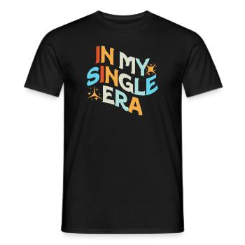 Humour drôle d’amour célibataire : le parfait - T-shirt homme - noir - Devant - AI Model Male 178 light (178cm)