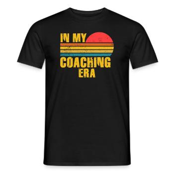 Proud Coach Apparel - Best Coach, Team - Men's T-Shirt - black - Front - AI Model Male 178 light (178cm)