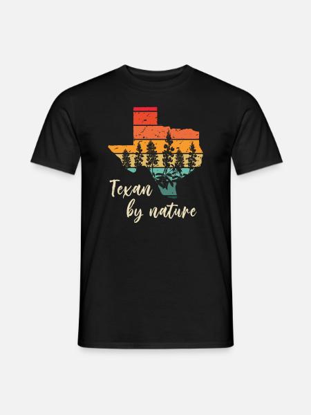 Wildflower Fields Wildflowers Bluebonnet - Men's T-Shirt - black