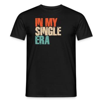 Humour drôle d’amour célibataire : le parfait - T-shirt homme - noir - Devant - AI Model Male 178 light (178cm)