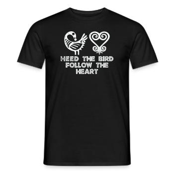 Sankofa Symbol Adinkra Ghana Black - Men's T-Shirt - black - Front - AI Model Male 178 light (178cm)