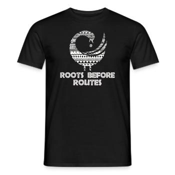 Sankofa Symbol Adinkra Ghana Black - Men's T-Shirt - black - Front - AI Model Male 178 light (178cm)
