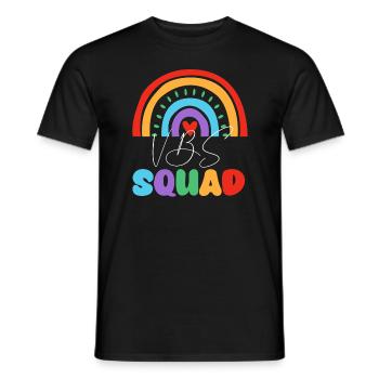 VBS Summer Love Squad Christian Bible - Men's T-Shirt - black - Front - AI Model Male 178 light (178cm)