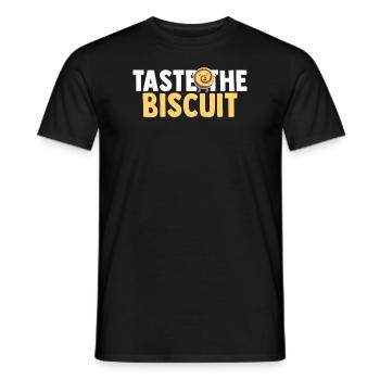 Goûtez le biscuit goûtez la bonté - T-shirt homme - noir - Devant - AI Model Male 178 light (178cm)