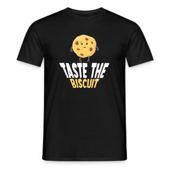 Goûtez le biscuit goûtez la bonté - T-shirt homme - noir - Devant - AI Model Male 178 light (178cm)