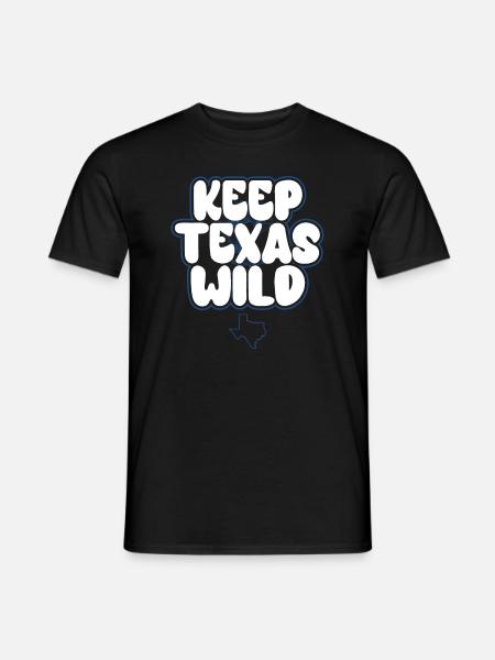 Wildflower Fields Wildflowers Bluebonnet - Men's T-Shirt - black