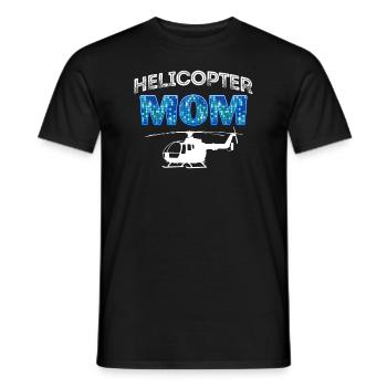 Helikopter Eltern Lustige Helikoptermutter - Männer T-Shirt - Schwarz - Vorne - AI Model Male 178 light (178cm)