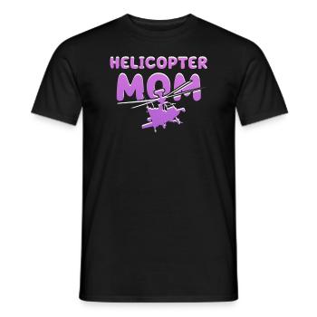 Helikopter Eltern Lustige Helikoptermutter - Männer T-Shirt - Schwarz - Vorne - AI Model Male 178 light (178cm)