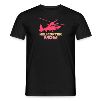 Helikopter Eltern Lustige Helikoptermutter - Männer T-Shirt - Schwarz - Vorne - AI Model Male 178 light (178cm)