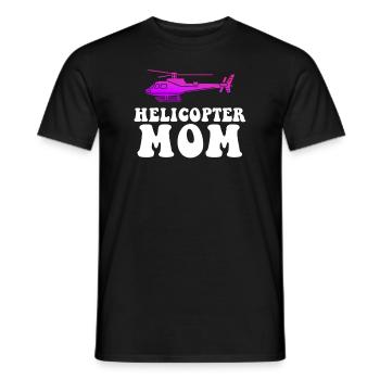 Helikopter Eltern Lustige Helikoptermutter - Männer T-Shirt - Schwarz - Vorne - AI Model Male 178 light (178cm)