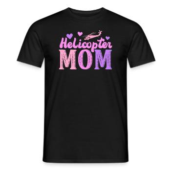 Helikopter Eltern Lustige Helikoptermutter - Männer T-Shirt - Schwarz - Vorne - AI Model Male 178 light (178cm)