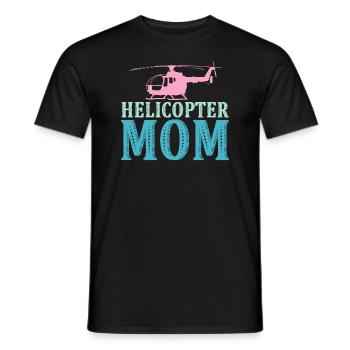 Helikopter Eltern Lustige Helikoptermutter - Männer T-Shirt - Schwarz - Vorne - AI Model Male 178 light (178cm)