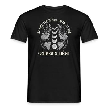 Ostara Witch Moon Eostre Spring Eastern - Men's T-Shirt - black - Front - AI Model Male 178 light (178cm)